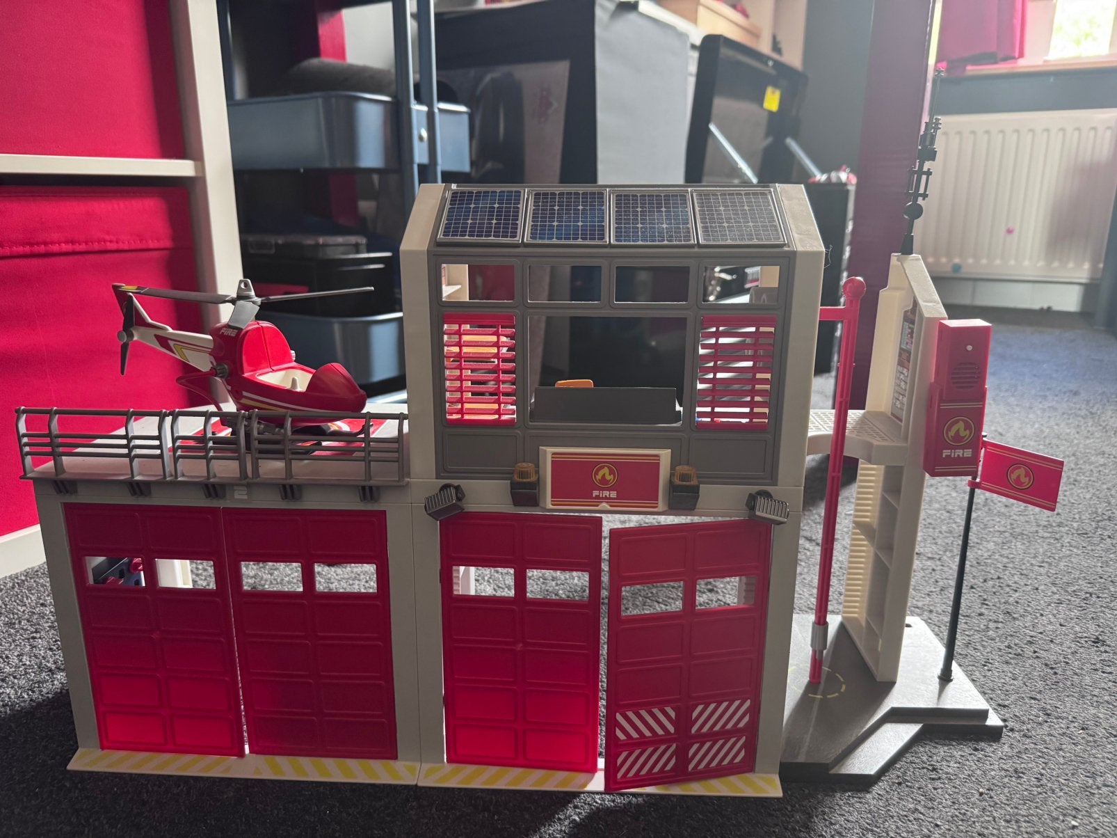 Playmobil Brandweerkazerne (9462), Kinderen en Baby's, Gebruikt, Gebouw, Losse onderdelen, Ophalen of Verzenden