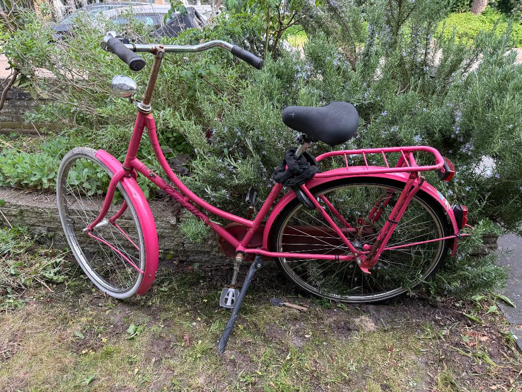 Oma fiets, Ophalen, Gebruikt, Terugtraprem