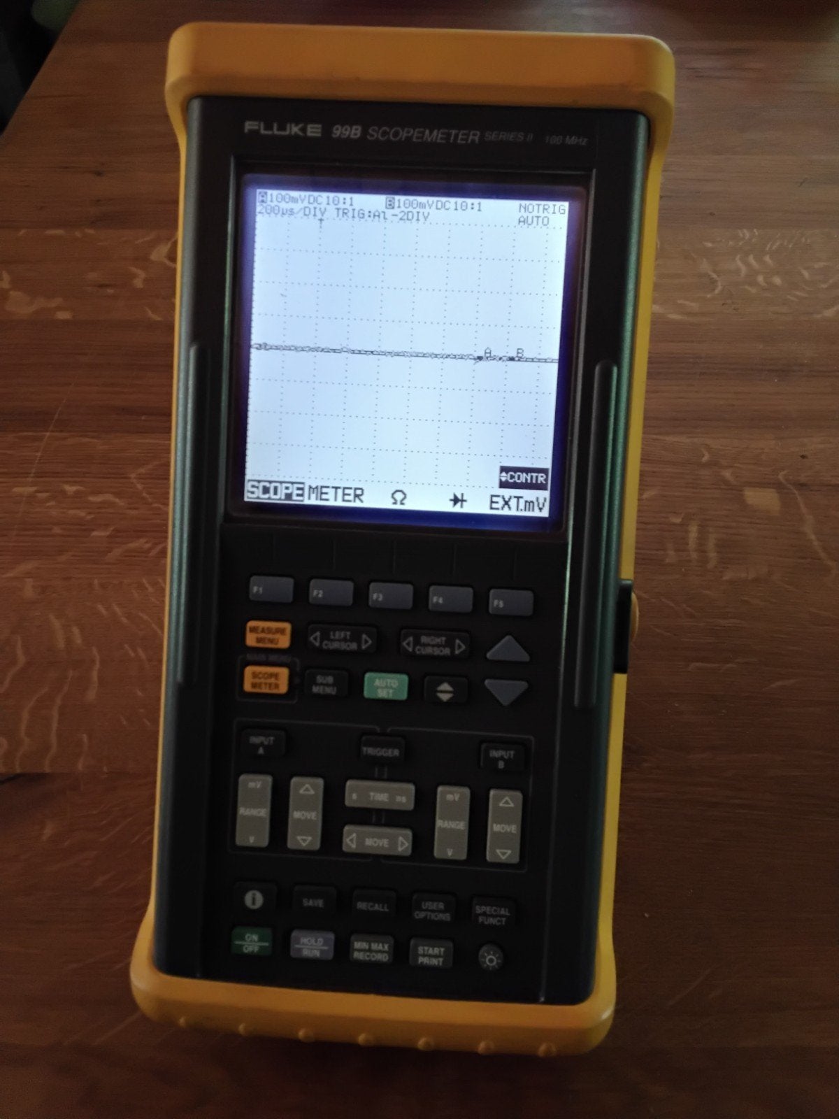 Fluke 99B ScopeMeter Series II 100MHz met accessoires, Ophalen, Gebruikt