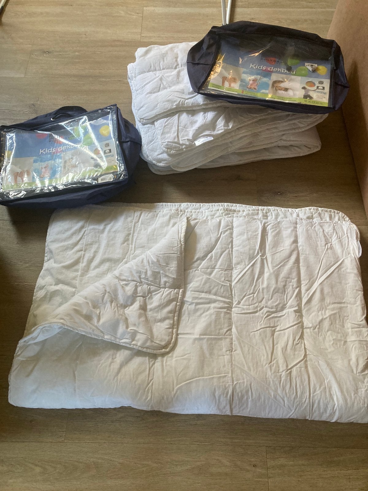 Vier seizoenen dekbed peuter 2x, Jongetje of Meisje, Wit, Peuterbed, Ophalen of Verzenden
