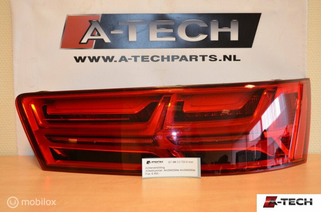 Achterlicht rechts Audi Q7 4M quattro ('15-'18) 4m0945094e, Audi, Gebruikt, Audi, Ophalen of Verzenden