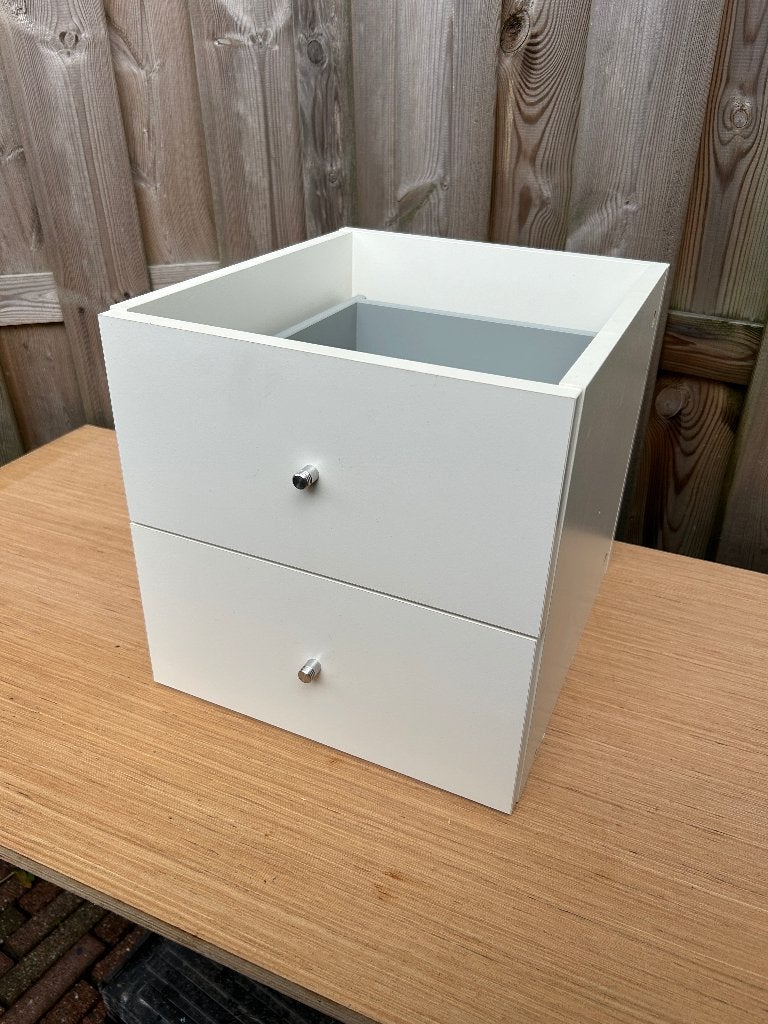 IKEA EXPEDIT KALLAX Lade-inzet met 2 Lades – Wit, ., Ophalen of Verzenden, Zo goed als nieuw, .