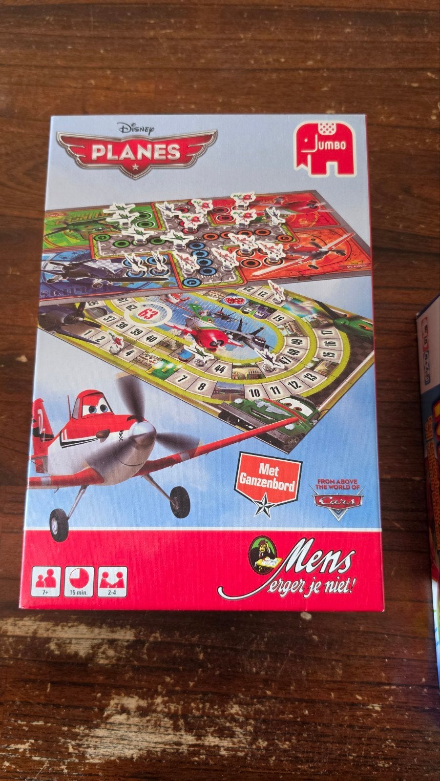 Disney Planes Mens Erger Je Niet & Ganzenbord Spel, Drie of vier spelers, Ophalen, Zo goed als nieuw, Jumbo