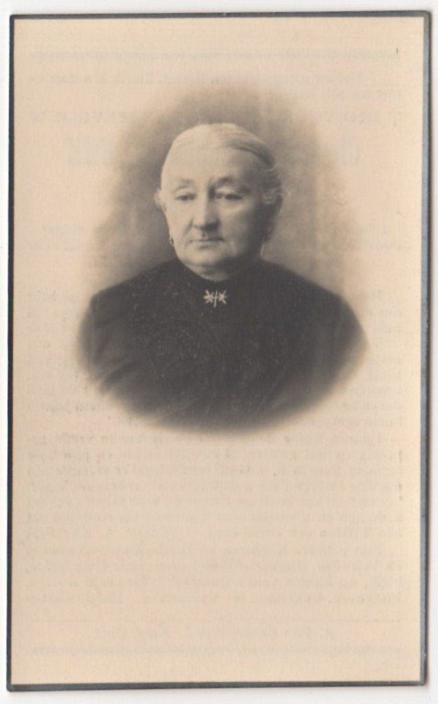 Clementine S. Coene 1859 Assenede + 1938 Assenede, 79 jaar, Ophalen of Verzenden