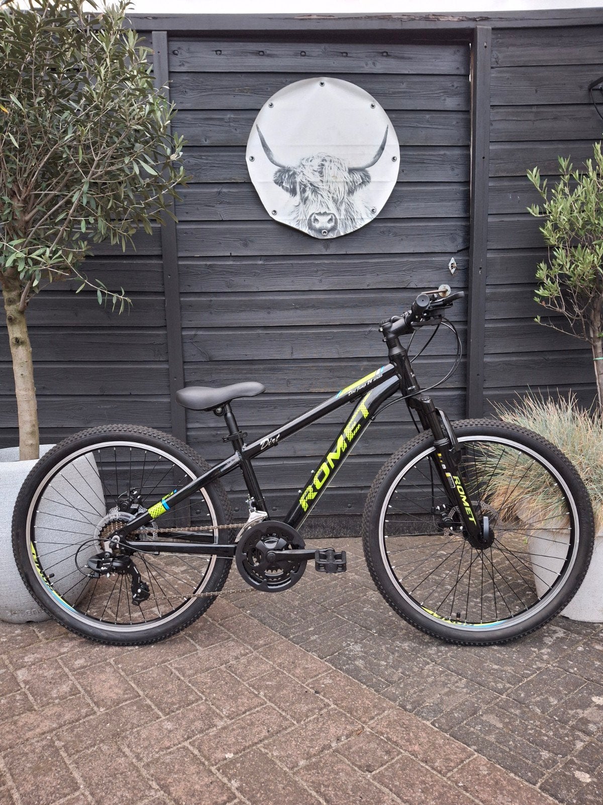 NIEUWE Romet Dirt mountainbike jongensfiets 24 inch 21versn, Fietsen en Brommers, Hardtail, Heren, Zo goed als nieuw, Schijfrem