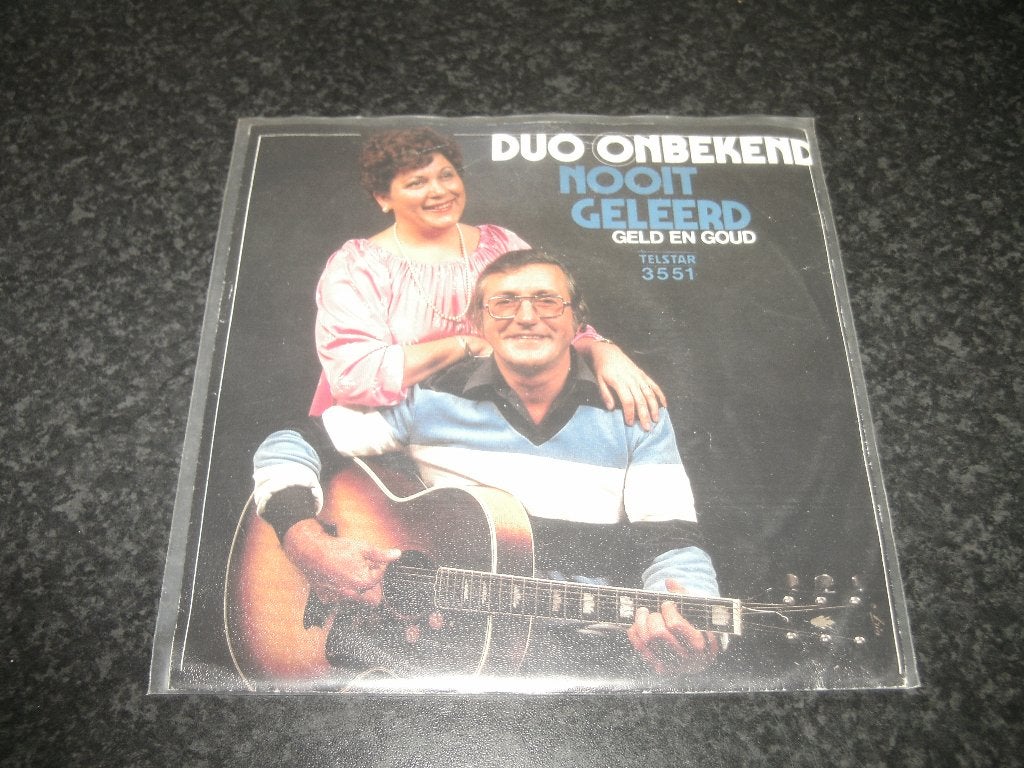 Duo Onbekend - Nooit geleerd, Cd's en Dvd's, Ophalen, Gebruikt, 7 inch, Levenslied of Smartlap