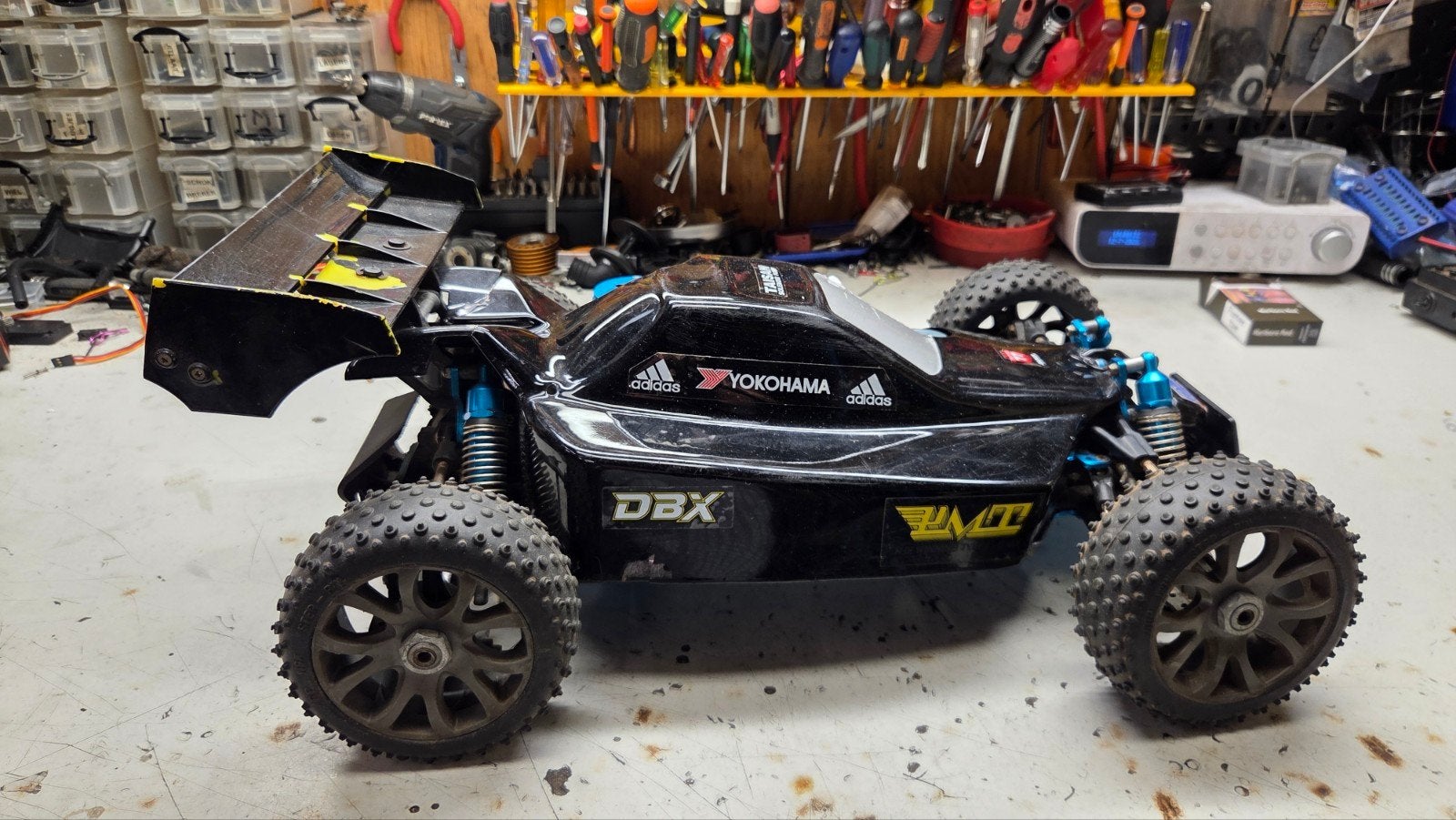 Te koop leuke thunder tiger, Hobby en Vrije tijd, Gebruikt, Auto offroad, Ophalen of Verzenden, Nitro