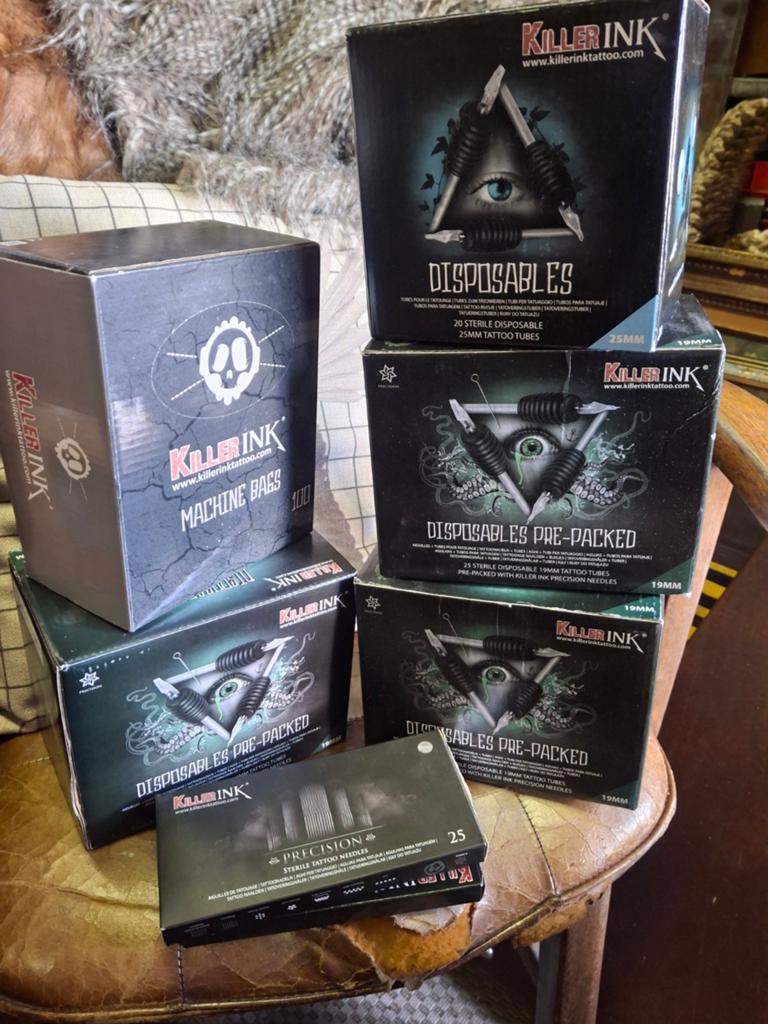 Killer ink disposables needles enz...tattoo, Ophalen of Verzenden, Killerink, ., .