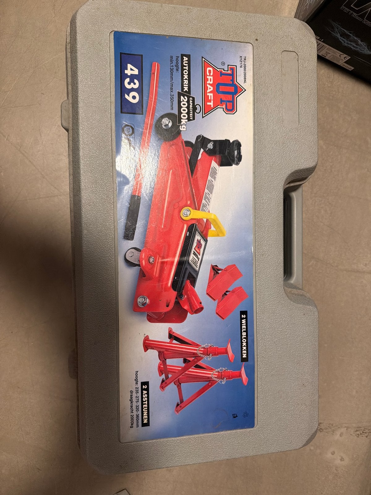 Autokrik 2000kg - Nieuw in doos, Ophalen, Nieuw, Hydraulisch, Garagekrik