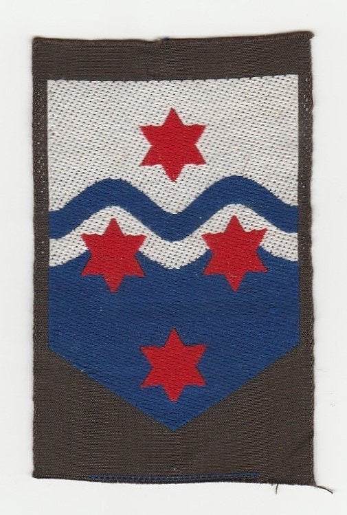 Embleem Nationaal logistiek commando (kleur), Verzamelen, Ophalen of Verzenden, Landmacht, Nederland, Embleem of Badge