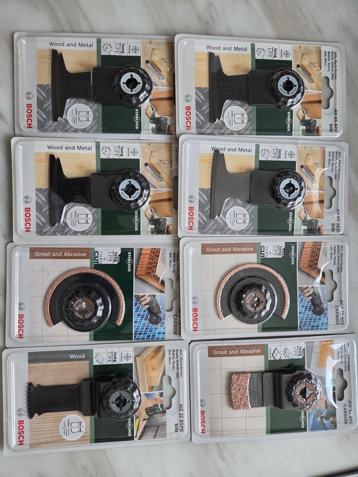 Bosch Starlock Multitool Zaagbladen en Schuurpads Set, Ophalen of Verzenden, Nieuw, Multitool, Bosch