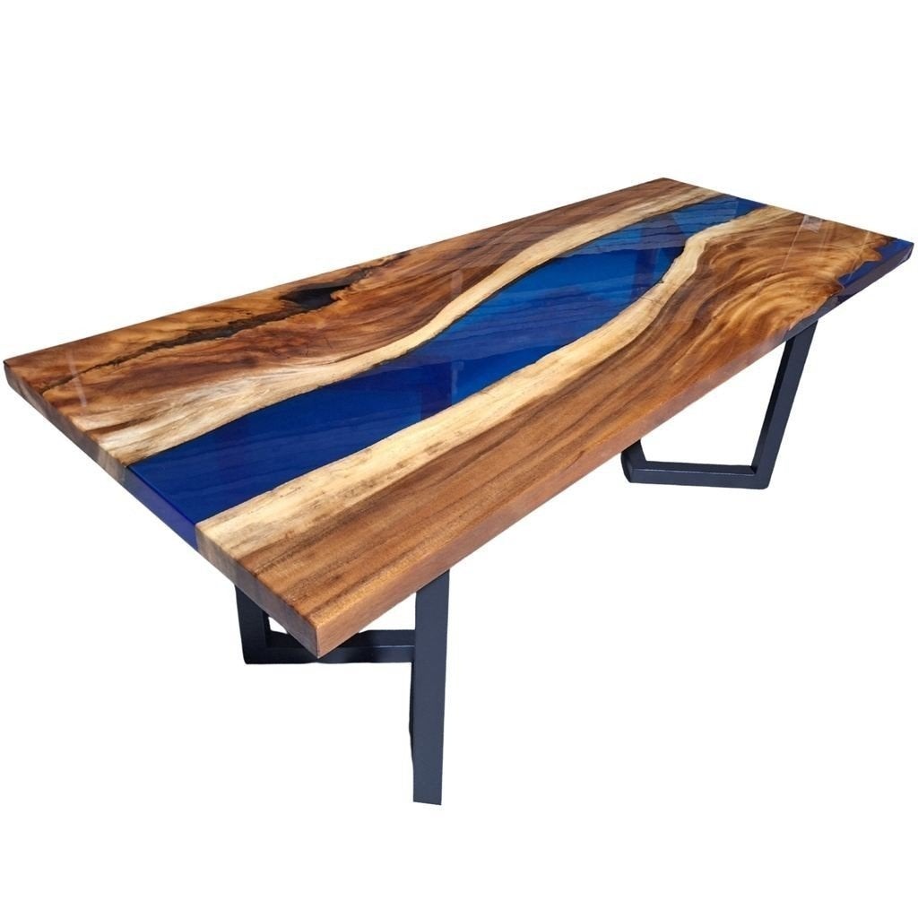 Moderne Epoxy Tafel - 200x80cm – Hout & Resin, Ophalen, Nieuw