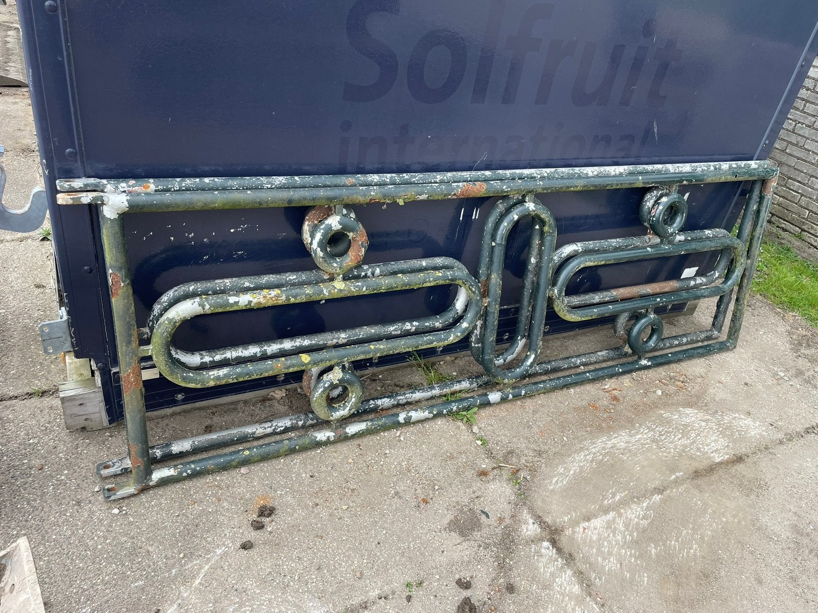 Stalen poort, Tuin en Terras, Tuinhekken en Hekwerk, Ophalen, Gebruikt, IJzer, Sierhekwerk