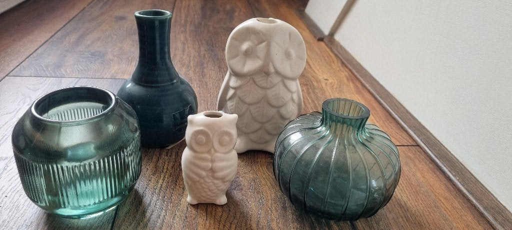 Decoratie, Ophalen, Wit, 14 cm, Kandelaar