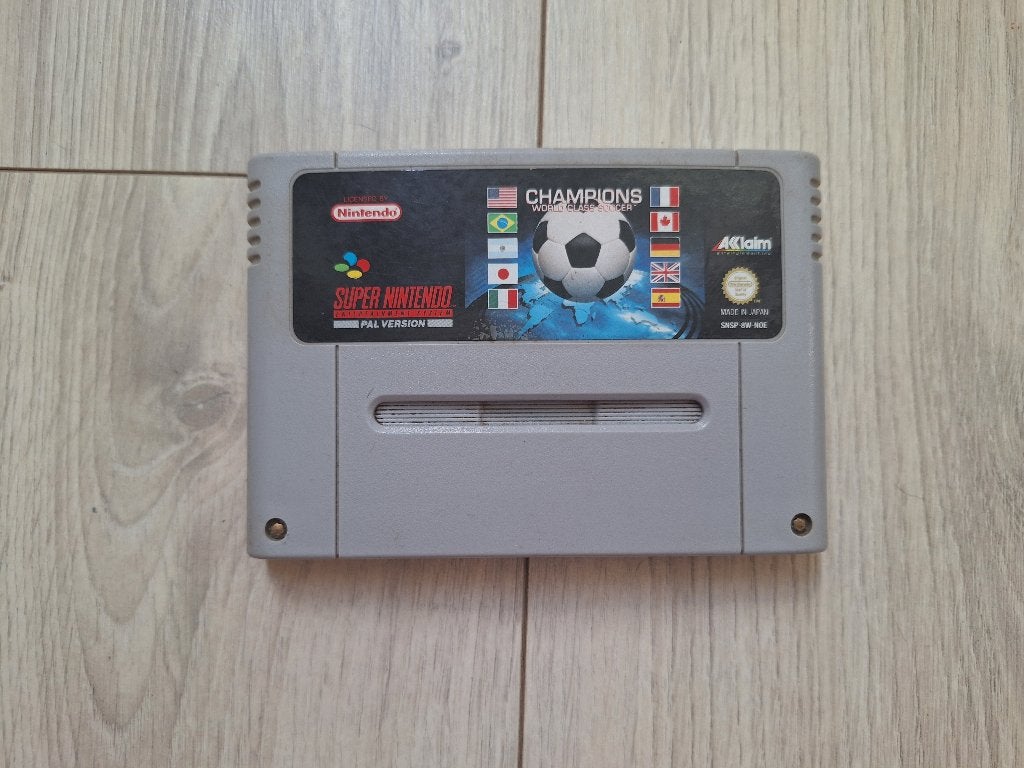 Champions World Class Soccer voor de Super Nintendo (SNES), 2 spelers, Eén computer, Ophalen of Verzenden, Zo goed als nieuw