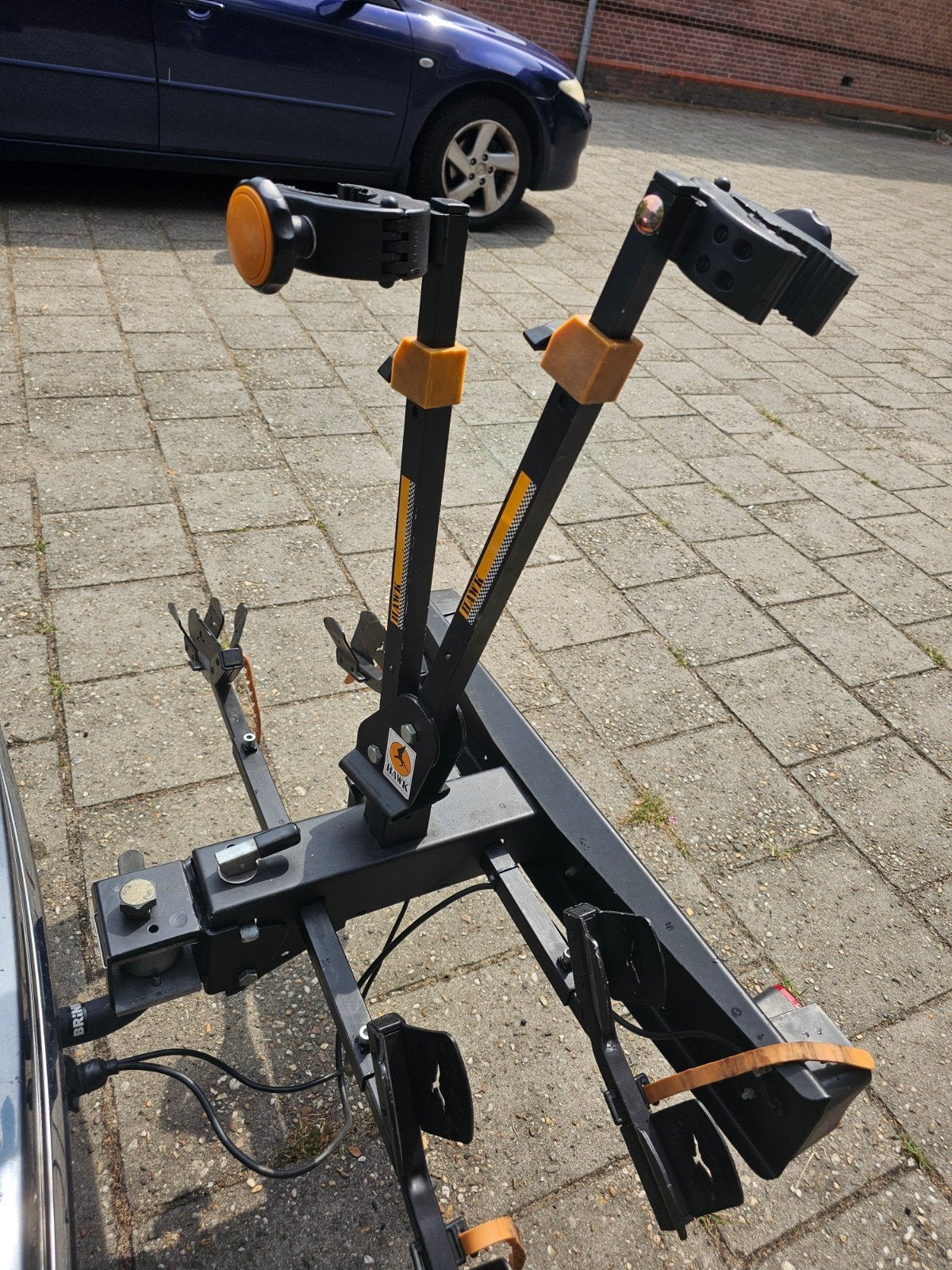 Hawk fiets drager voor 2 fietsen, Auto diversen, Fietsendragers, Ophalen, Zo goed als nieuw, Trekhaakdrager