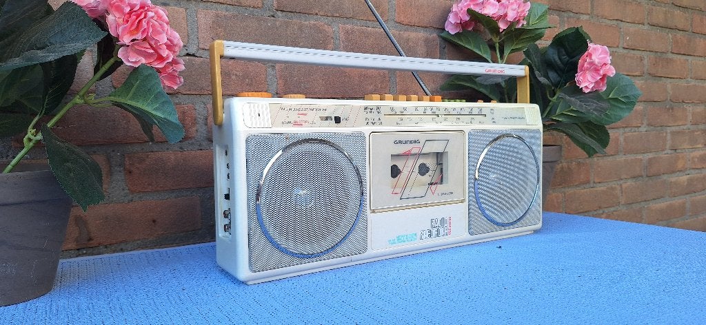 Vintage 1989 GRUNDIG 455, Ophalen of Verzenden, Gebruikt, Radio