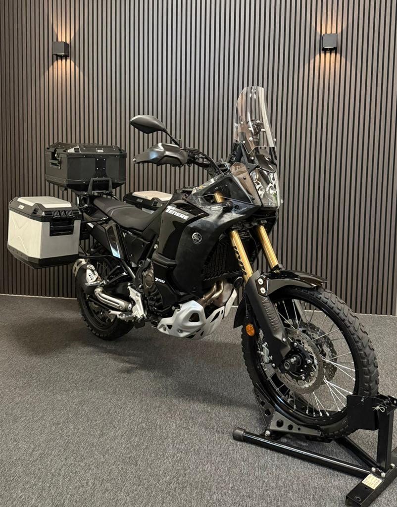 YAMAHA TENERE 700 WORLD RAID - BLACK - 25486KM - TFT - 2022, Motoren, Motoren | Aprilia, 700 cc, Honda, Occasion, Motorrijbewijs A