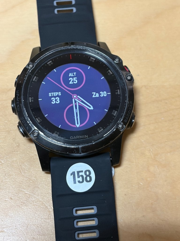 Garmin Fenix 5X plus (GPSinruil-nr 158), Gebruikt, Hoogte, Zwart, Info@gpsinruil.nl