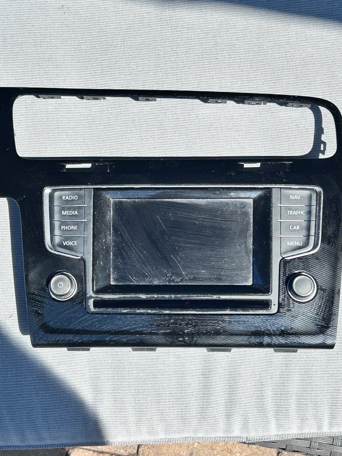 Volkswagen Golf 7 Infotainment Systeem en Frame, Auto diversen, Autoradio's, Ophalen, Gebruikt