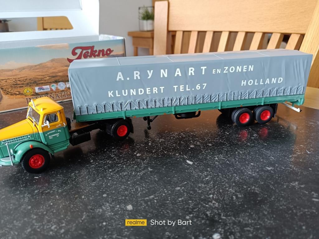 SCANIA L51 RYNART KLUNDERT TEKNO, Ophalen of Verzenden, Nieuw, Bus of Vrachtwagen, Tekno