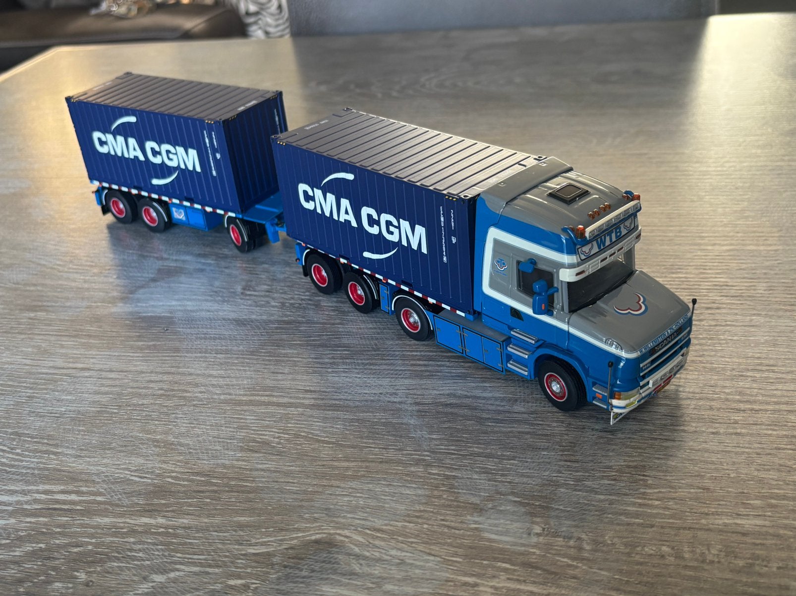 Wsi Scania wtb, Hobby en Vrije tijd, Ophalen of Verzenden, Zo goed als nieuw, Bus of Vrachtwagen, Wsi
