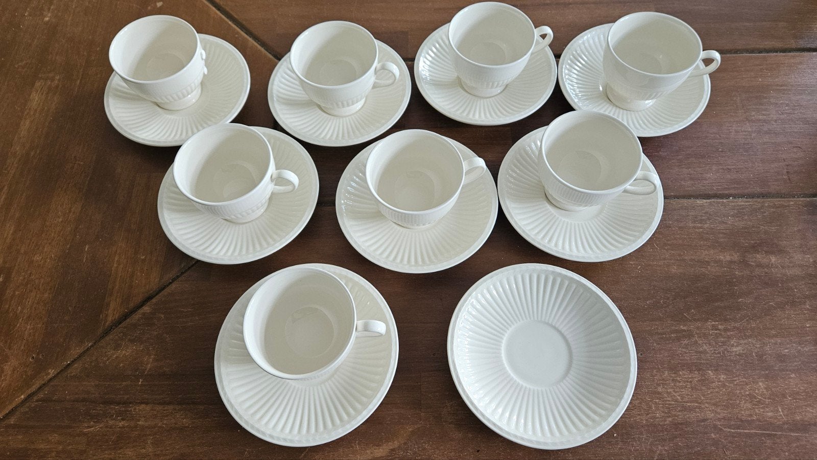 Wedgwood Edme Thee Kop en Schotel, Ophalen, Zo goed als nieuw, Wedgwood, Kop(pen) en/of Schotel(s)