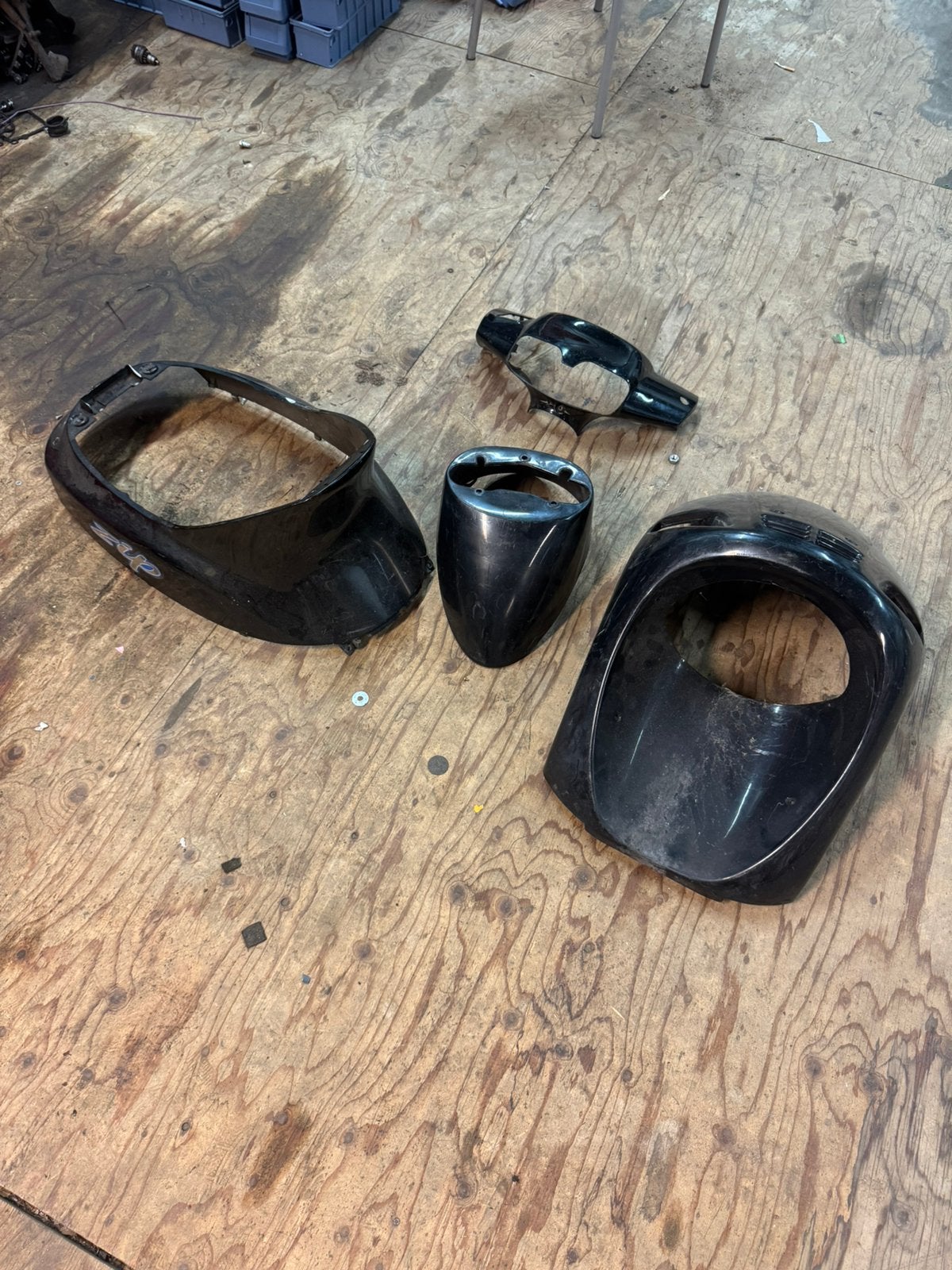 Zip type 3 kappenset compleet, Ophalen, Zo goed als nieuw, Kap, Piaggio
