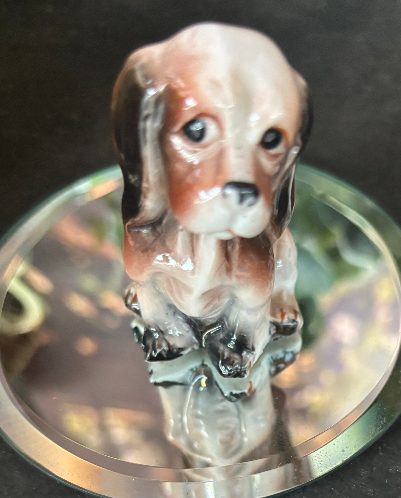Jaren ‘60-‘70 vintage Spaniël pup. Fine bone China ig staat, Verzamelen, Beelden en Beeldjes, Ophalen, Zo goed als nieuw, Dier