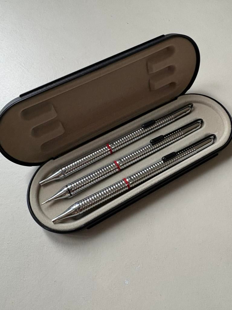 Rotring 900 altro side knock stylograph + balpenset, Ophalen of Verzenden, Zo goed als nieuw, Balpen, Overige merken