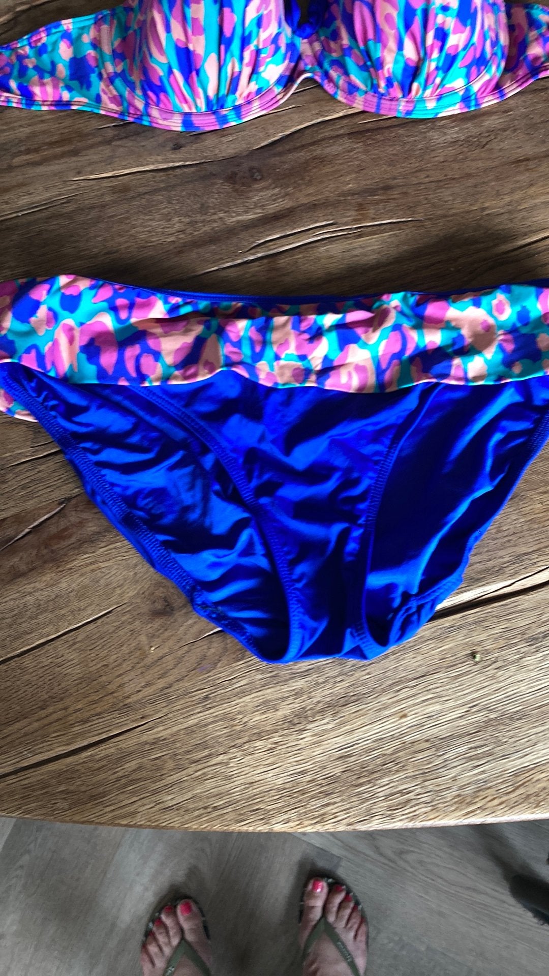 Prima Donna voorgevormde  bikini maat 80E, Ophalen of Verzenden, Zo goed als nieuw, Blauw, Bikini