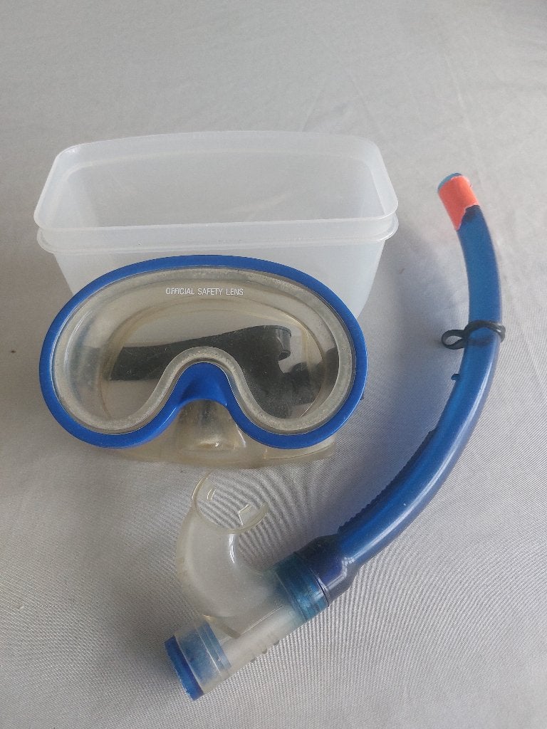 Tusa Visio duik bril + Tusa Imprex snorkel, Watersport en Boten, Duiken, Ophalen of Verzenden, Gebruikt, Duikbril of Snorkel