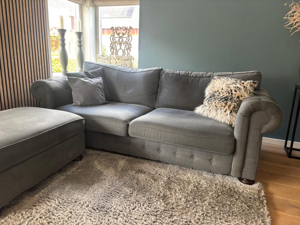 Urban Sofa 2,5 zits donker grijs, Ophalen, 250 tot 300 cm, Driepersoons, 75 tot 100 cm