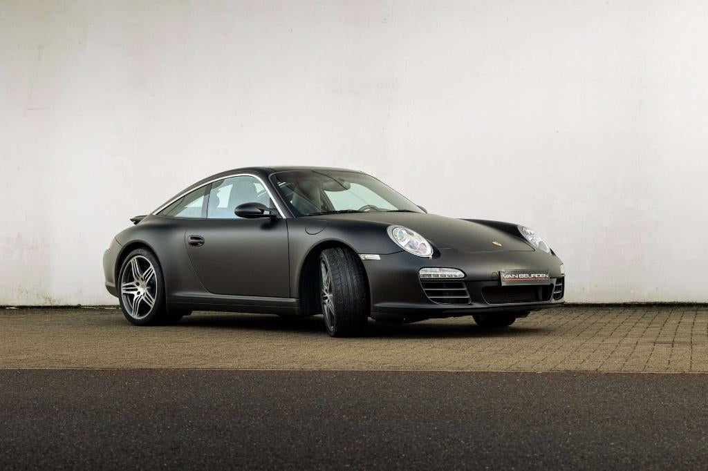 PORSCHE 997 4S TARGA UIT PRIVÉCOLLECTIE TE KOOP, Auto's, Porsche, Automaat, Stoelverwarming, Cabriolet, Zwart