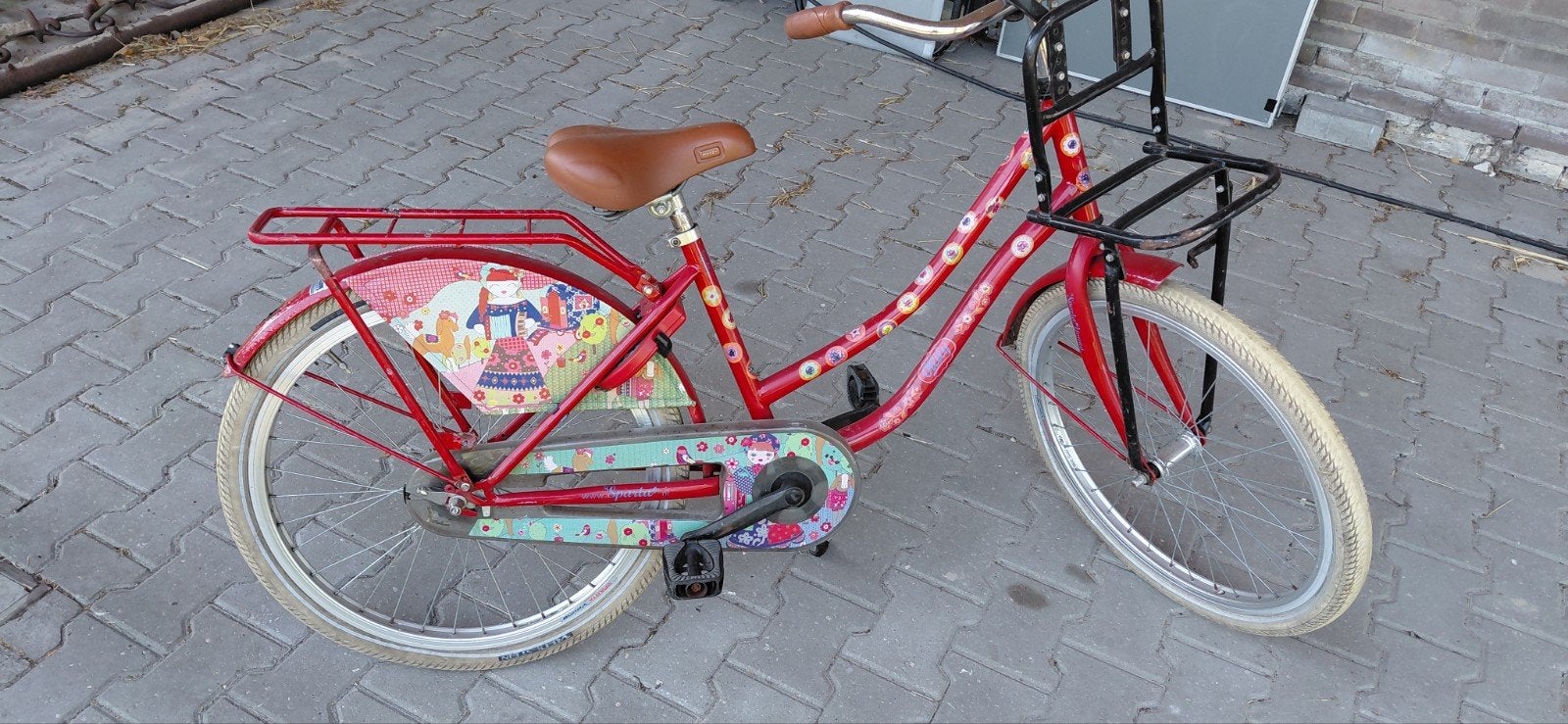 Oilily kinderfiets, Fietsen en Brommers, Ophalen, Gebruikt, Terugtraprem, 24 inch