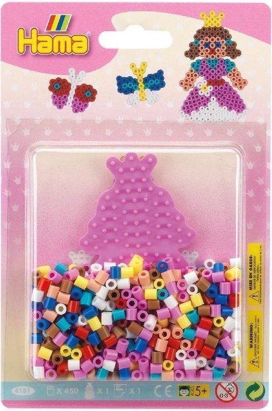 Hama: Strijkkralen Blisterpack: Princess 450-delig, ., Nieuw, Ophalen of Verzenden, .