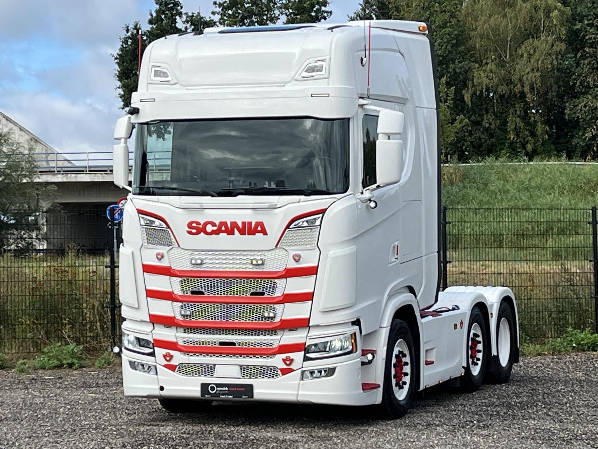 Scania S590 V8 | Retarder | Full Air | Hydraulics | Custom I, Automaat, Stof, Scania, Wit