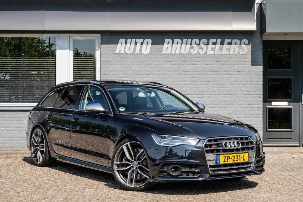 Audi S6 Avant 4.0 TFSI V8 Pro Line Plus Dealer Onderh. UITMU, Auto's, Audi, Automaat, 1935 kg, Gebruikt, Blauw