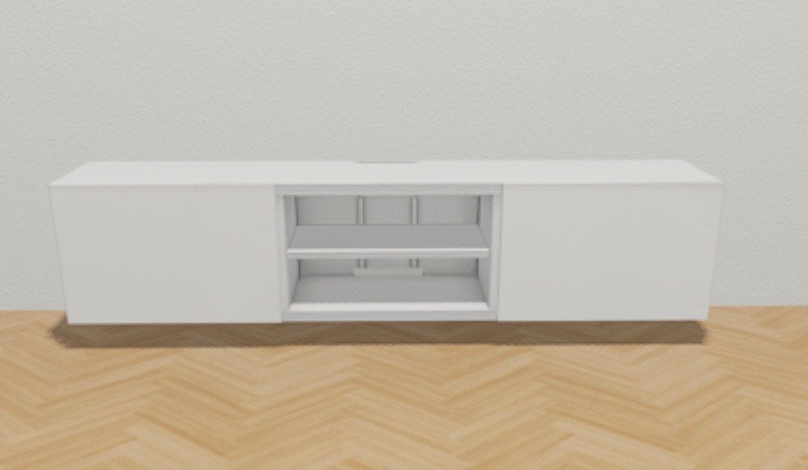 Ikea Besta TV-meubel, Ophalen, Strak, Gebruikt, 150 tot 200 cm