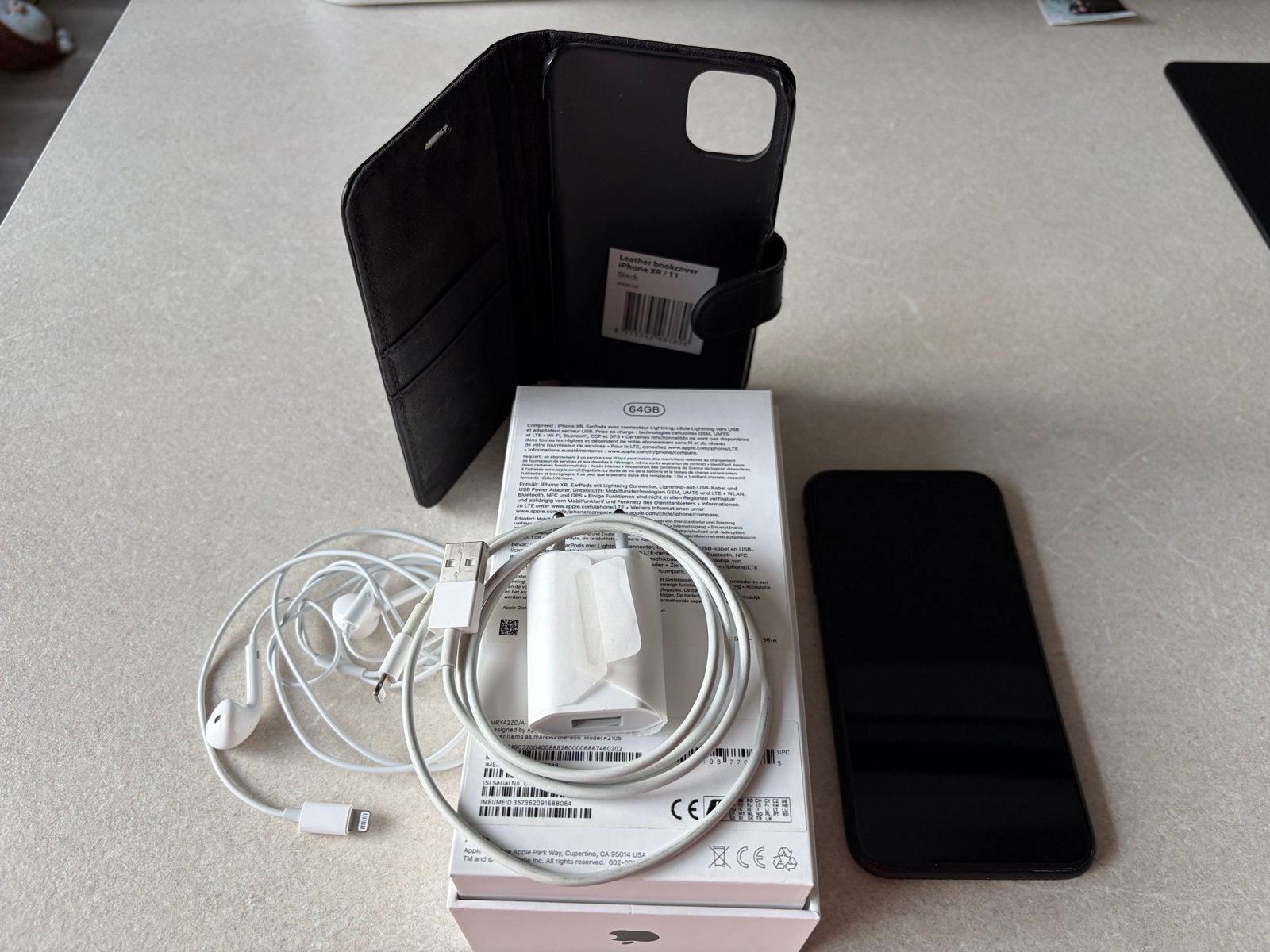 Apple iPhone XR 64GB Zwart - Zo goed als nieuw, Zwart, IPhone XR, Ophalen of Verzenden, Zo goed als nieuw