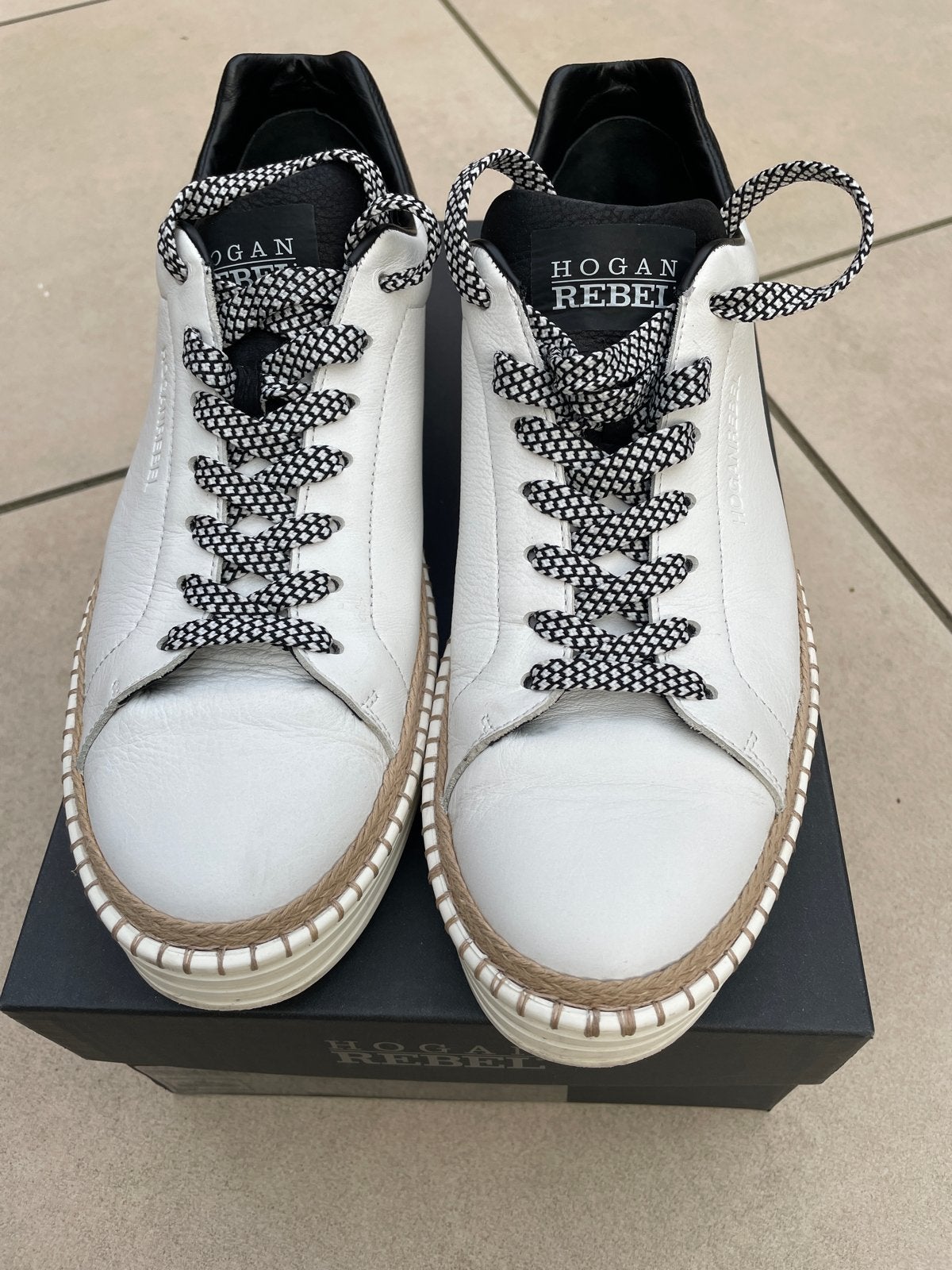 Hogan Rebel Heren Sneakers Wit/Zwart Maat 43 (UK 9), Kleding | Heren, Schoenen, Wit, Ophalen of Verzenden, Sneakers of Gympen