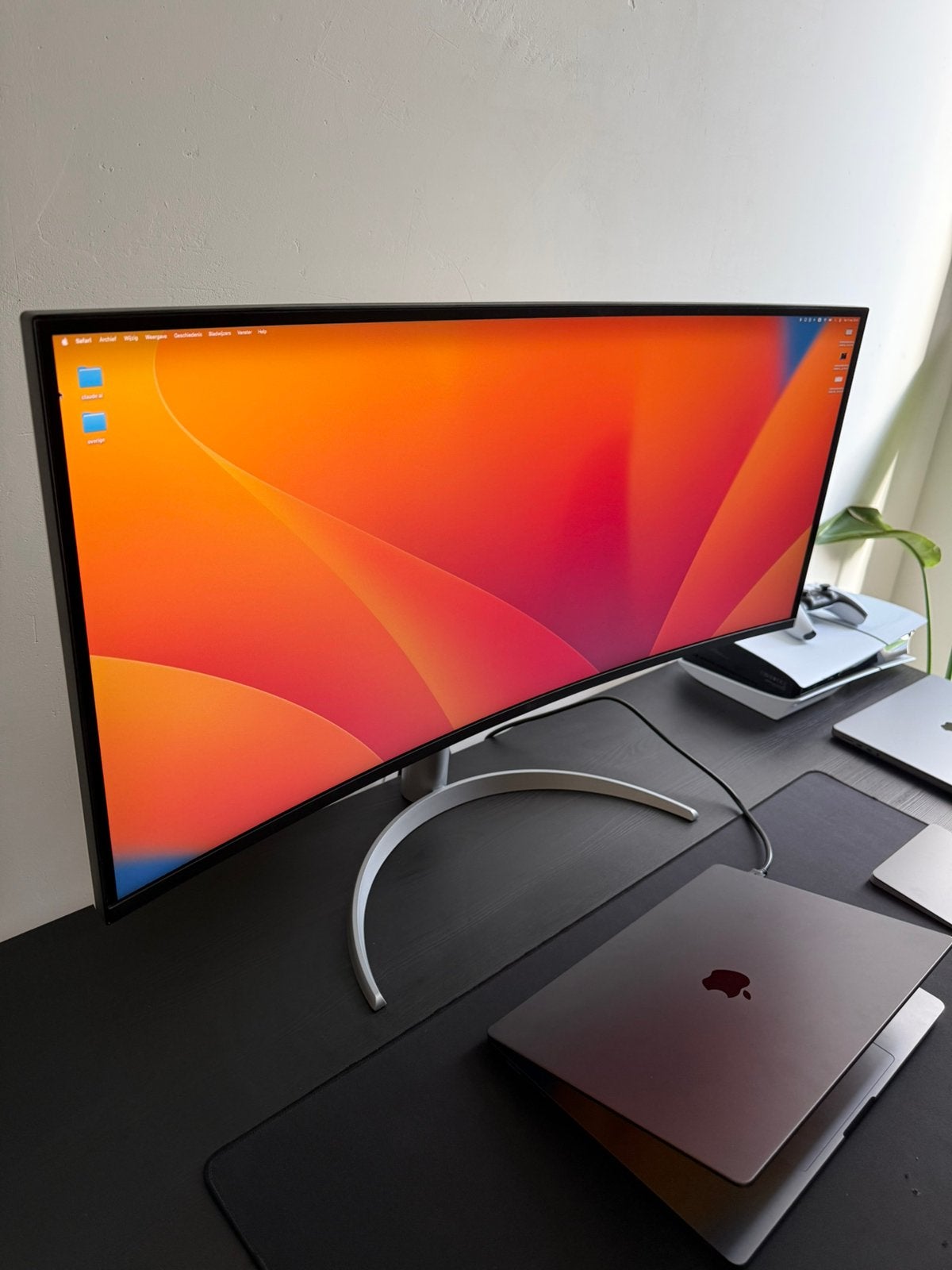 38 inch ultra wide (curved) LG monitor, Computers en Software, Monitoren, IPS, Curved, Ophalen of Verzenden, 61 t/m 100 Hz