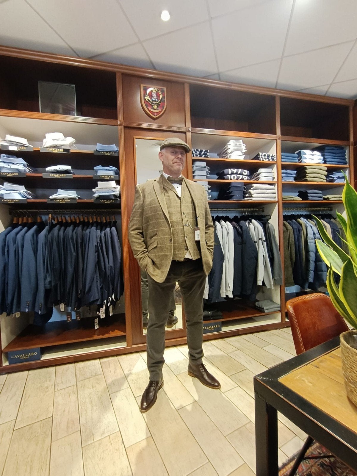"Peaky Blinders"  3-delig pak, Kleding | Heren, House of cavani, Bruin, Nieuw, Overige maten