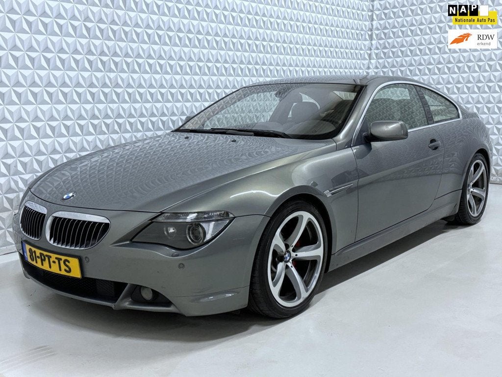 BMW 6-serie 645Ci V8 333PK met onderhoudshistorie! (2003), Automaat, Achterwielaandrijving, Gebruikt, 1595 kg
