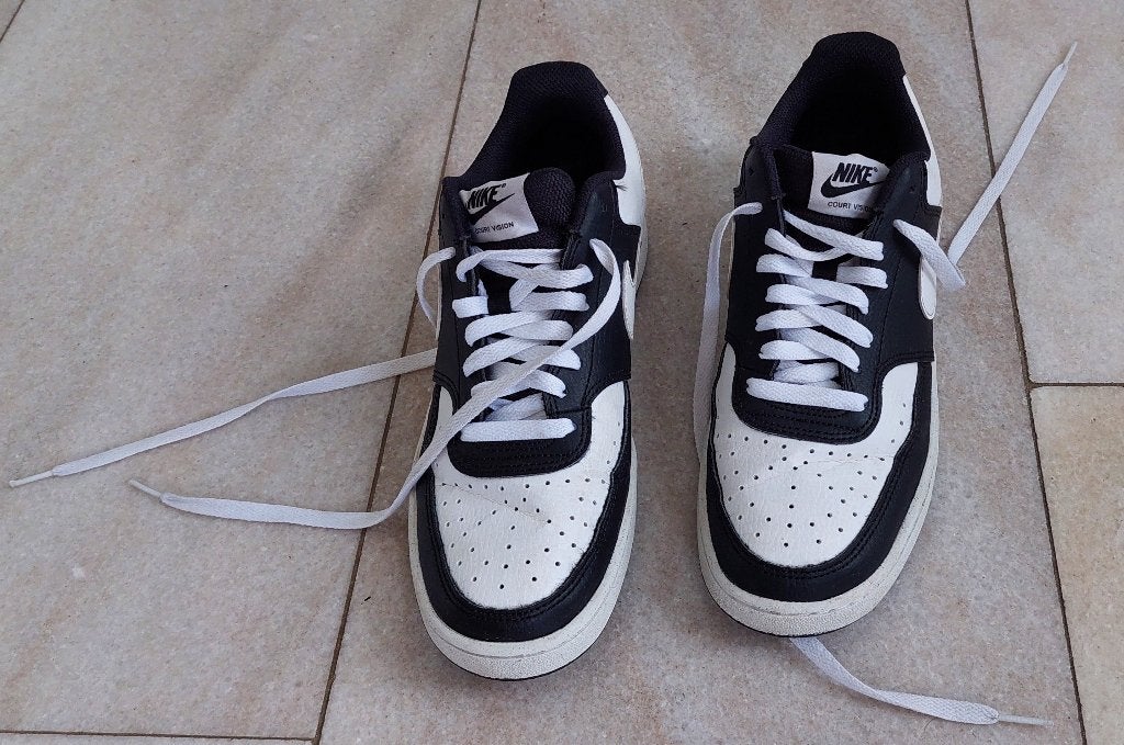 Jongens / heren Nike’s maat 41, zgan, Zwart, Nike, Ophalen of Verzenden, Sneakers of Gympen