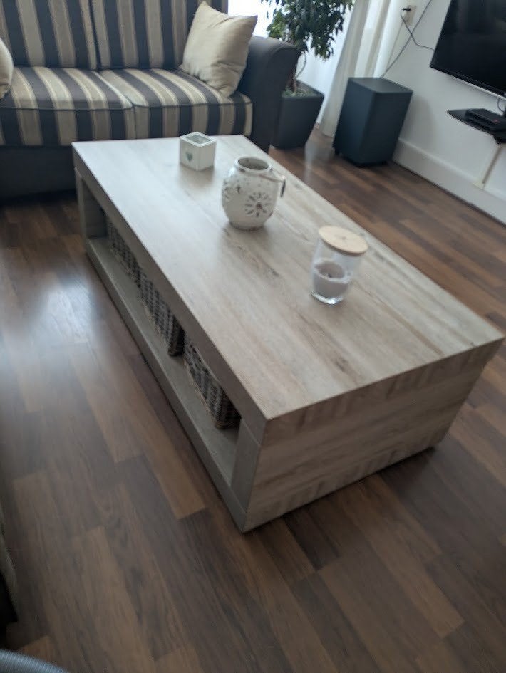 Salontafel, Ophalen, Gebruikt, 100 tot 150 cm, 50 tot 100 cm