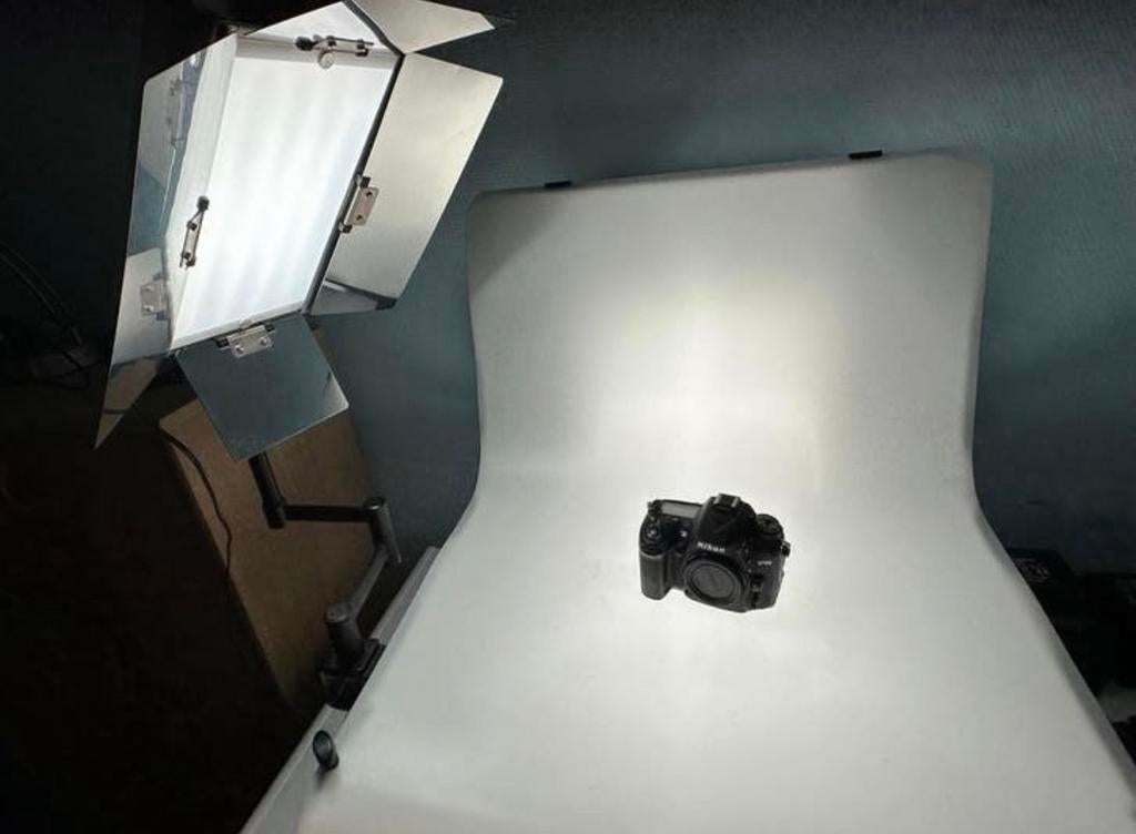 Productfotografie lichtbak, Audio, Tv en Foto, Fotografie | Fotostudio en Toebehoren, Ophalen, Gebruikt, Complete fotostudio