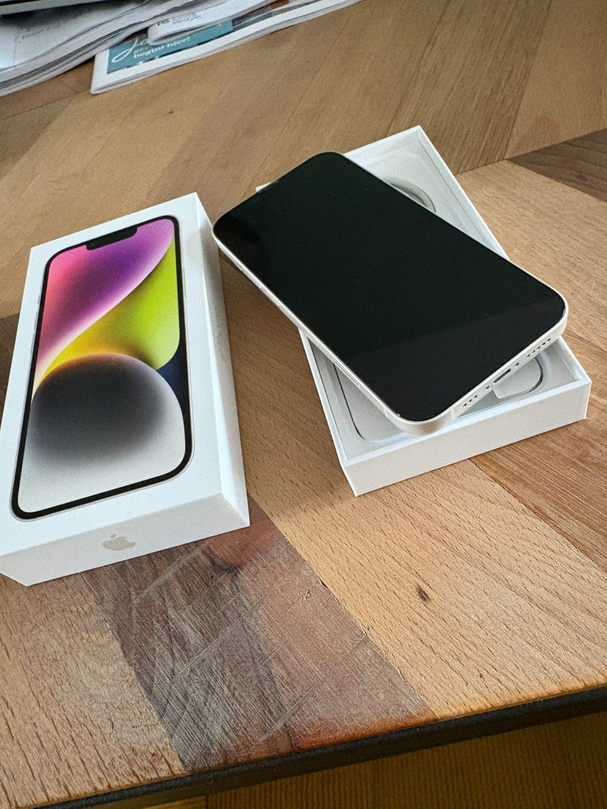 Iphone 14, krasvrij!!, Ophalen, 128 GB, Wit, Zo goed als nieuw