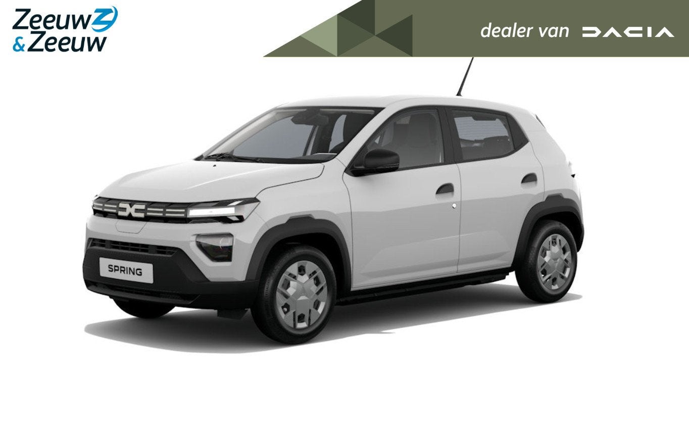 Dacia Spring (Zeeuw & Zeeuw Private Lease Actie v.a. € 291, Auto's, 12 maanden, Stof, Zwart, 995 kg