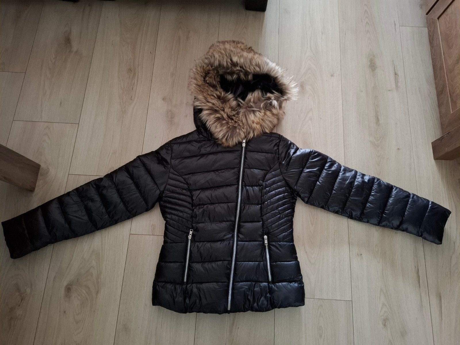 Damesjas!, Kleding | Dames, Jassen | Winter, Ophalen of Verzenden, Zo goed als nieuw, Maat 38/40 (M), Zwart